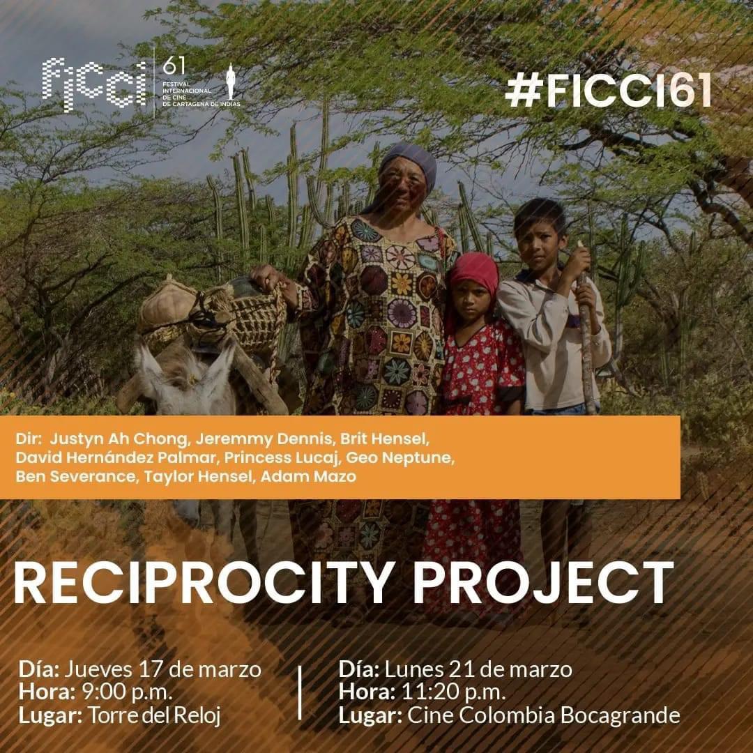davidhpalmar's tweet photo. Bueno mi gente, ya estamos en Cartagena y el día llegó. Hoy es la premiere de la 1era Temporada de nuestra serie Reciprocity Project.  Nos vemos a las 9PM en Torre Del Reloj @_FICCI_ https://t.co/wzPzeBkLpj
