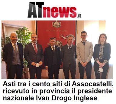 SmeoritaPopa's tweet photo. Asti tra i cento siti di #Assocastelli, ricevuto in provincia il presidente nazionale #IvanDrogoInglese‼️‼️‼️ https://t.co/2MGu1uh8su #news #asti #atnews https://t.co/fLmYX3WAfx https://t.co/vXMgTtybNg