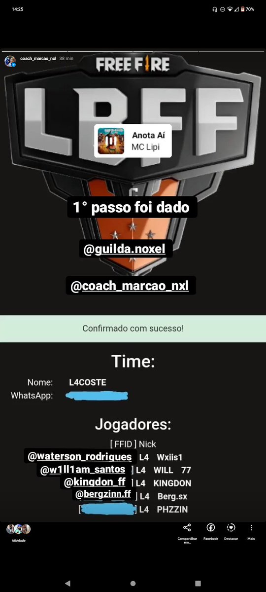 Só alegria e orgulho ,mesmo sem ganhar nada ainda , mas a confiança tá alta , só manter o foco !!!