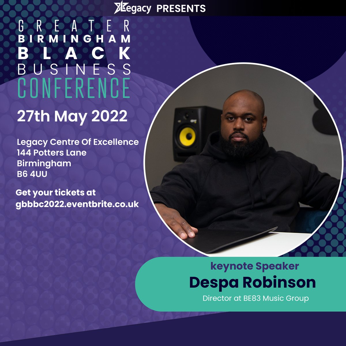 thelegacycoe's tweet photo. Introducing some of our keynote speakers at this year Greater Birmingham black business Conference.
 
Come and learn, network, promote your business and sell your services.

For more info, click the link in the bio. 
 
#gbbbc22 https://t.co/lMMwclcUR9