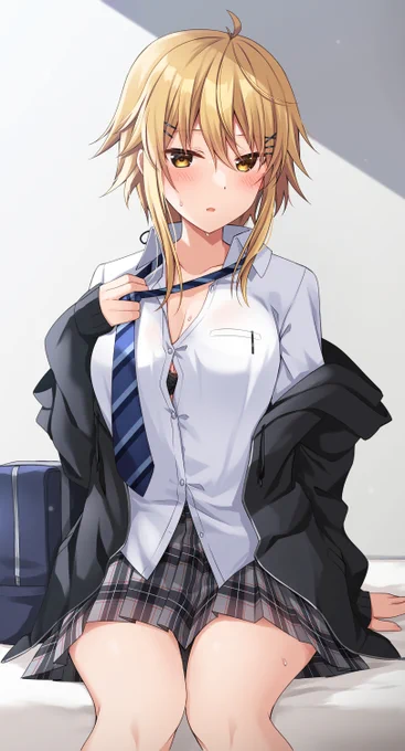 「暑……何見てんの?」 