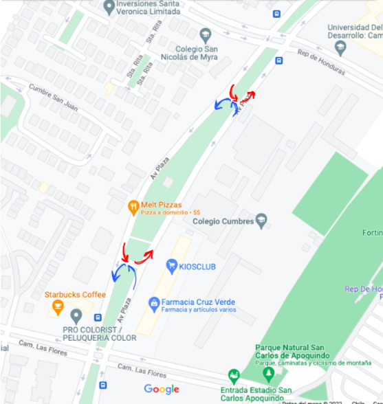 cfiguer1's tweet photo. Estimados @LC_transito una sugerencia que no implica costo. En av la plaza (entre rep de honduras y las flores) los autos se cruzan para tomar av la plaza en el otro sentido. Adjunto unas sugerencias sin costo (pintar) que evita cruces y posibles accidentes https://t.co/6iXplPIQJ7