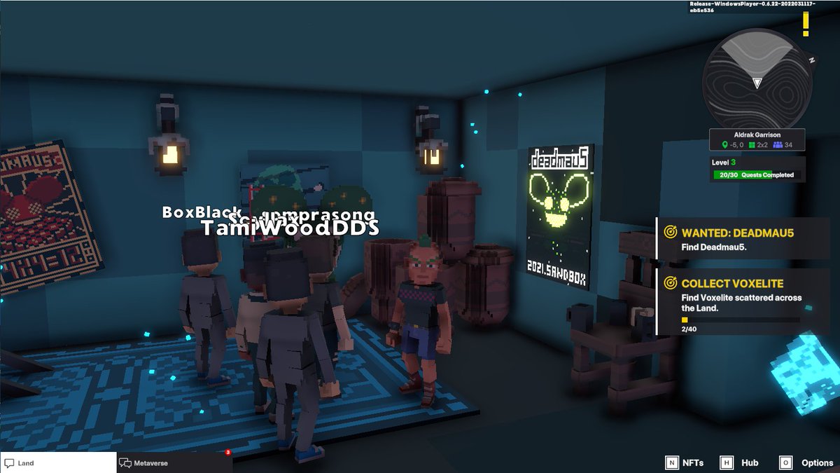 Eleonorxis's tweet photo. @TheSandboxGame @deadmau5 I just participated in the daily #SandboxAlphaS2Contest for a chance to earn up to 1,000 $SAND! Starting March 17 - Selfie with Deadmau5. Check out my screenshot below!
👇 #SandboxAlphaS2 https://t.co/hlCdIjgjC0