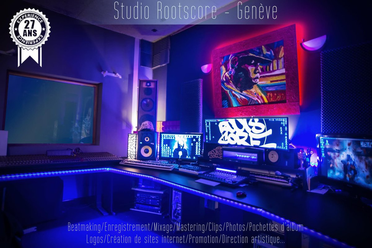 tu cherches des prods?
tu souhaites enregistrer, faire mixer ou masteriser tes morceaux?
tu souhaites un clip de qualité?
tu cherches un logo? une pochette pour ton prochain album?
tu souhaites avoir ton propre site rootscore.org