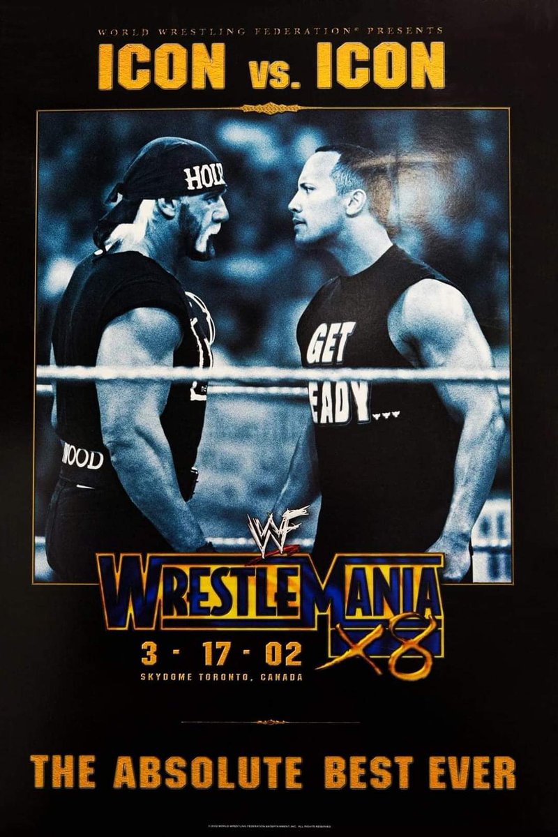 EdsonBaeza's tweet photo. I once considered selling this relic...but it looks too damn pretty on my wall! #20Years #WrestleManiaX8 #IconVsIcon #RockVsHogan #WrestleMania
@HulkHogan
@TheRock https://t.co/TUkNsIQEZt