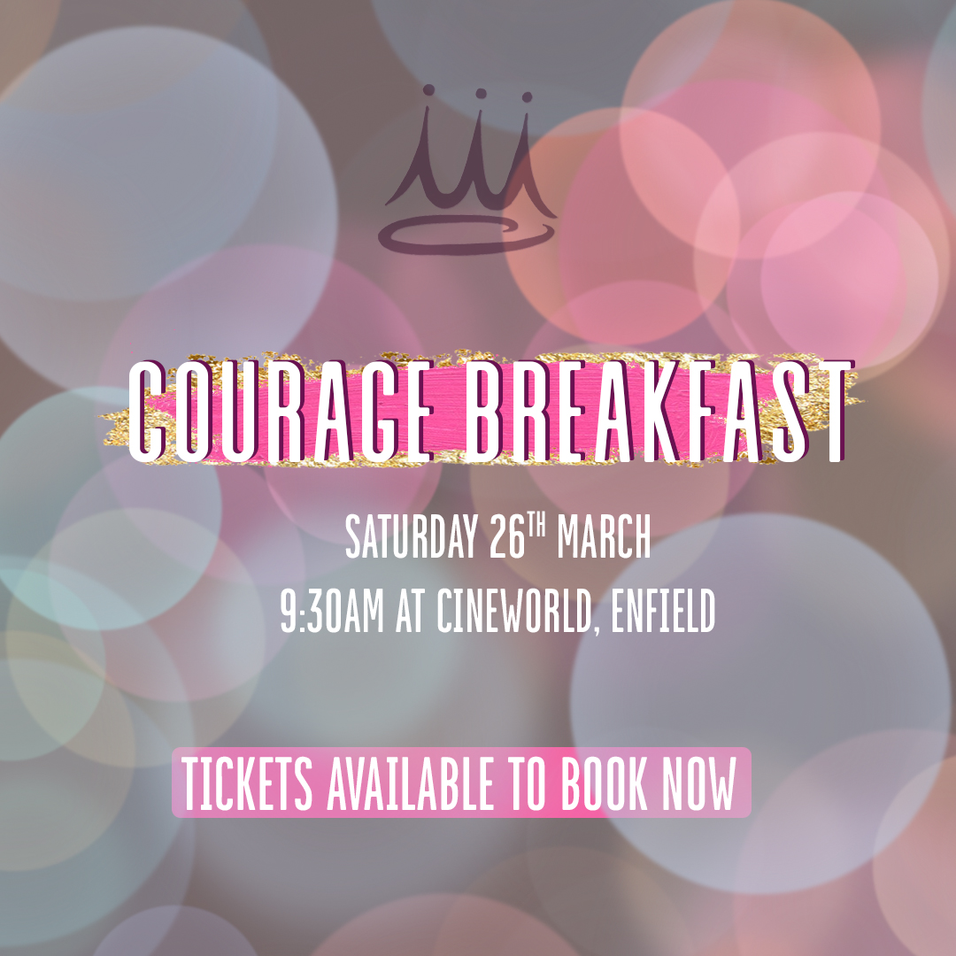 We are SO excited to be gathering 
for our Courage Sisterhood Breakfast on Saturday 26th of March at Cineworld, Enfield.

If you haven’t booked your ticket yet, head to our website or the Jubilee Church London app #booknow