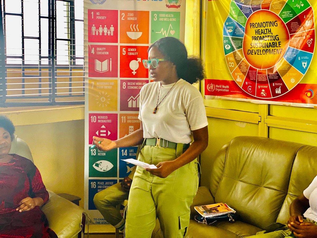 nysc_sdgado's tweet photo. Courtesy Visit to the Senior Special Assistant to the Governor Sustainable Development Goals,Ado Ekiti and her team.
We believe this is the beginning of a great partnership as we build a sustainable state! https://t.co/JCcXwLir4O