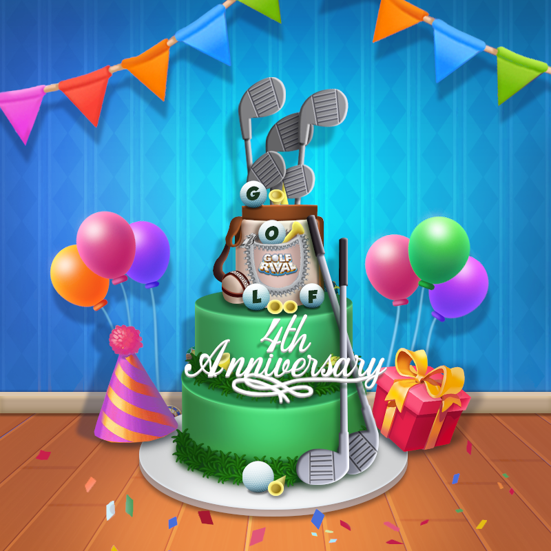 zynga's tweet photo. The 4th anniversary of #GolfRival is here and something exciting is going on around the mystical Isle of Goff. The theme is Cloud Sea this year.
Check details of the events prepared for you!
https://t.co/IIpEEclRkZ https://t.co/c7pzN1Teyr