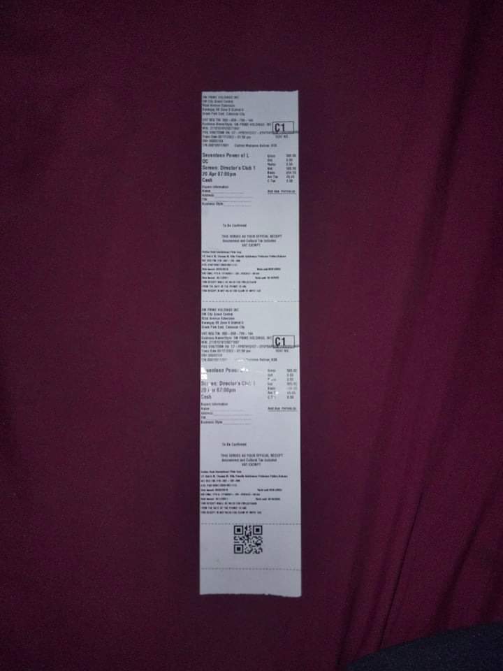 mmiarosie's tweet photo. Hello. I bought ticket for power of love in SM City Grand Central. This is Director's Club, C1 seat, April 20, and 7:00 pm ang time.

May sudden emergency sa date and time na kinuha ko. I plan to exchange this ticket for April 23 around 3pm date and time sana. https://t.co/g5lsxN27rk