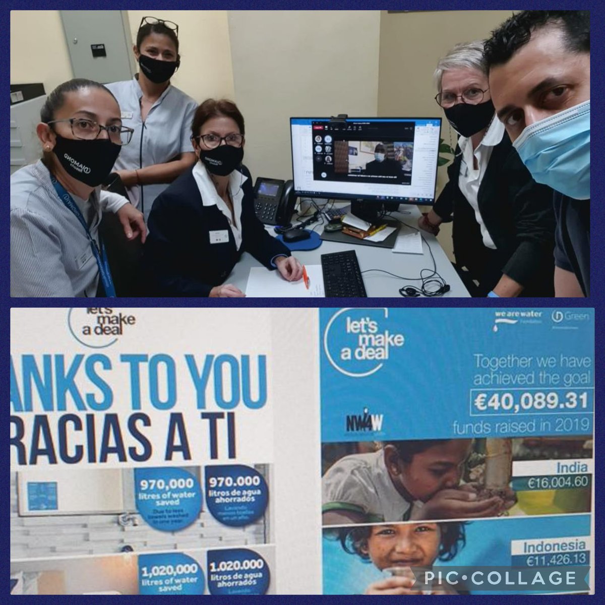 Orgullosos de formar parte recaudando donaciones para <a href="/wearewater/">We Are Water Foundation</a> Gracias por compartir con nosotros los resultados del proyecto de la India. #santabarbaragolfandoceanclub