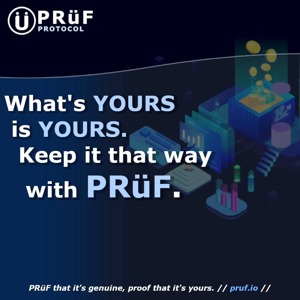 prufteam's tweet photo. In today's world of crypto scams and bad actors, a decentralized, customizable and secure asset tokenization protocol is needed more than ever. We're here to deliver. PRรผF is going to revolutionize the world of tokenization. ๐ฅ๐ฅ๐ฅ #pruf #prufprotocol #DAO #decentralized https://t.co/B9eUkLzfpJ