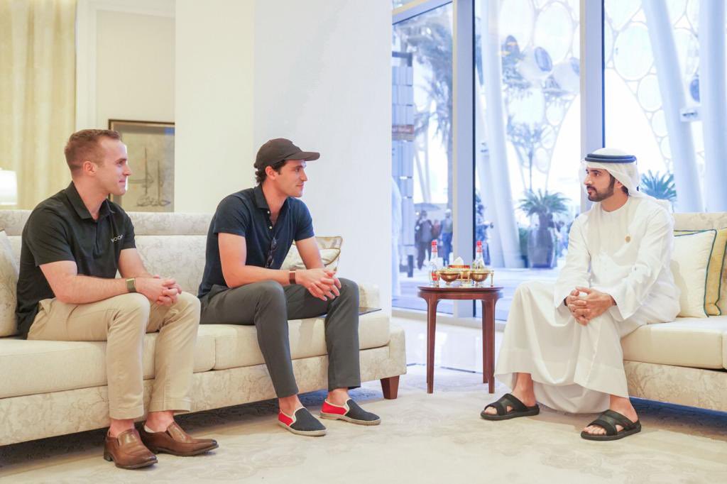 HamdanMohammed's tweet photo. Today I toured the pavilions of Morocco, Switzerland &amp; Baden-Württemberg at @expo2020dubai and met with @willahmed, Founder &amp; CEO of @Whoop, a leading developer of wearable technology. We are always keen to engage with global tech leaders to exchange knowledge &amp; share new ideas. https://t.co/mGTjkldwys
