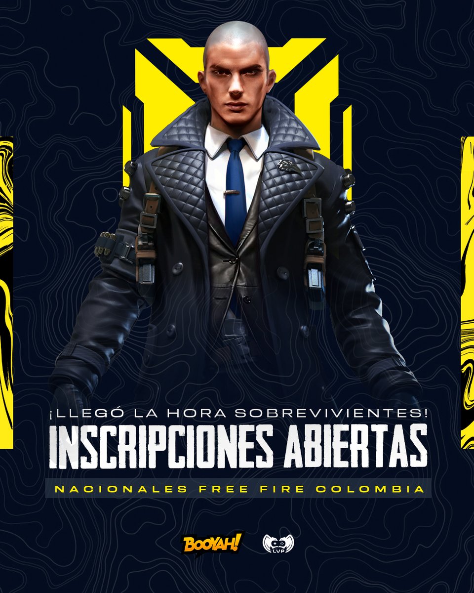 ATENCIÓN SOBREVIVIENTES ⚠

🔥Tenemos de regreso los #NacionalesFF 🔥

Inscribete totalmente gratis con tu escuadra y escalen juntos, hasta lo más alto del competitivo de #FreeFire 👏🏼

Inscripciones: arenagg.com/es/competition…

#FFcol