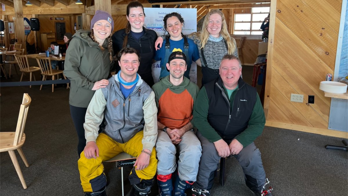 Wright_Pierce's tweet image. The Wright-Pierce crew is hitting the slopes today at the 13th Annual Ski Day event co-hosted by the Maine Water Environment Association, Maine Water Utilities Association, and New Hampshire Water Pollution Control Association! 

#WP75 @MaineWEA #MWUA #NHWPCA