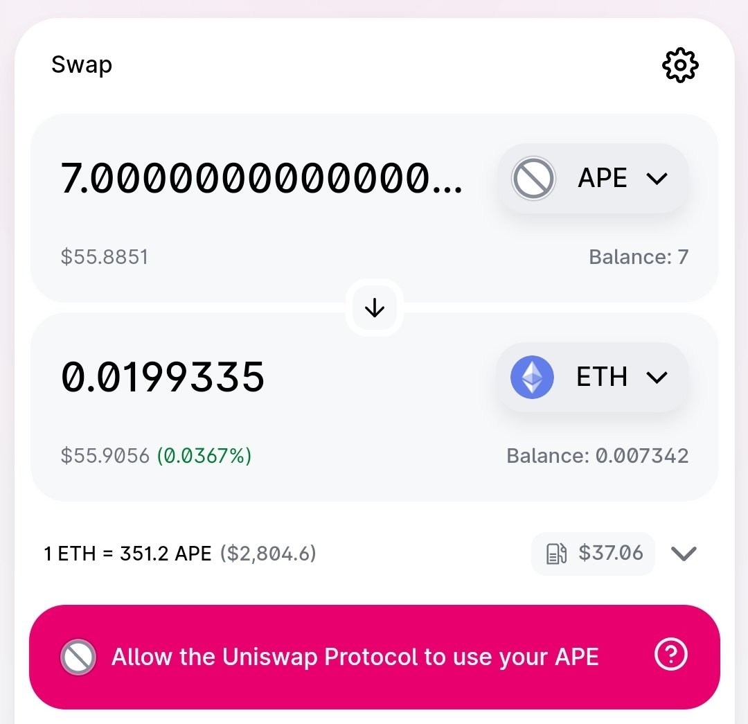 XJTrismegistus's tweet photo. Fuck yeah, look out big $APE Baller on the block ๐ค who want some? ๐ "Thanks #BAYC"
Welcum to the otherside of the coin, where the grass isn't greener and the wall still stands ๐ถโ๐ซ๏ธaka #WTMI ๐คฃ can I turn 7 $APE into 700, probs not but I'll sure try if it pumps or we $SOS 2.0? https://t.co/crpWn92Jy6