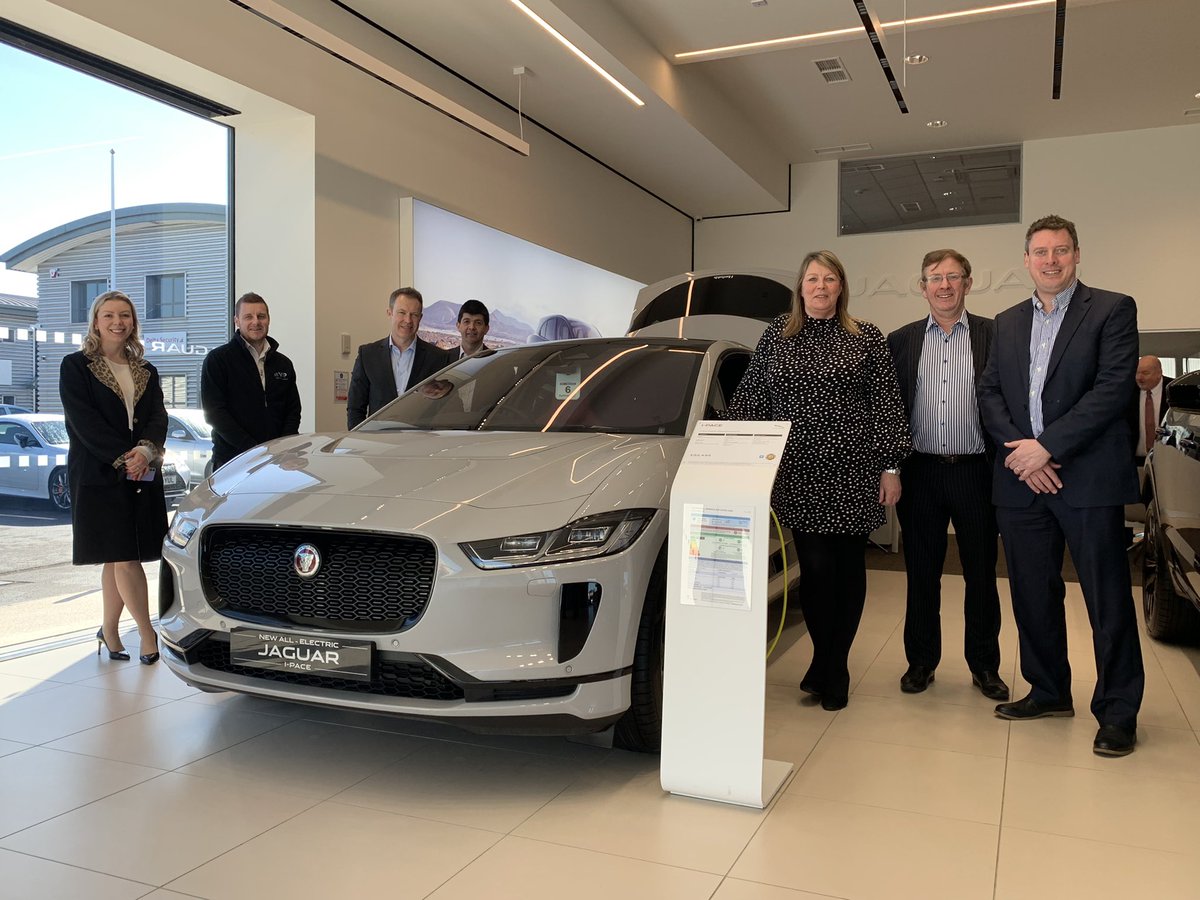 hhchamber's tweet photo. Excellent business breakfast event with #Hatfields #Jaguar in #Hull today with Chamber members looking at the benefits of running an electric car as a company vehicle - thanks to Craig and Vicki and great to see the Formula E car too @JaguarUKPR @wheelworldrevu @FIAFormulaE https://t.co/xN3AsnJKJD