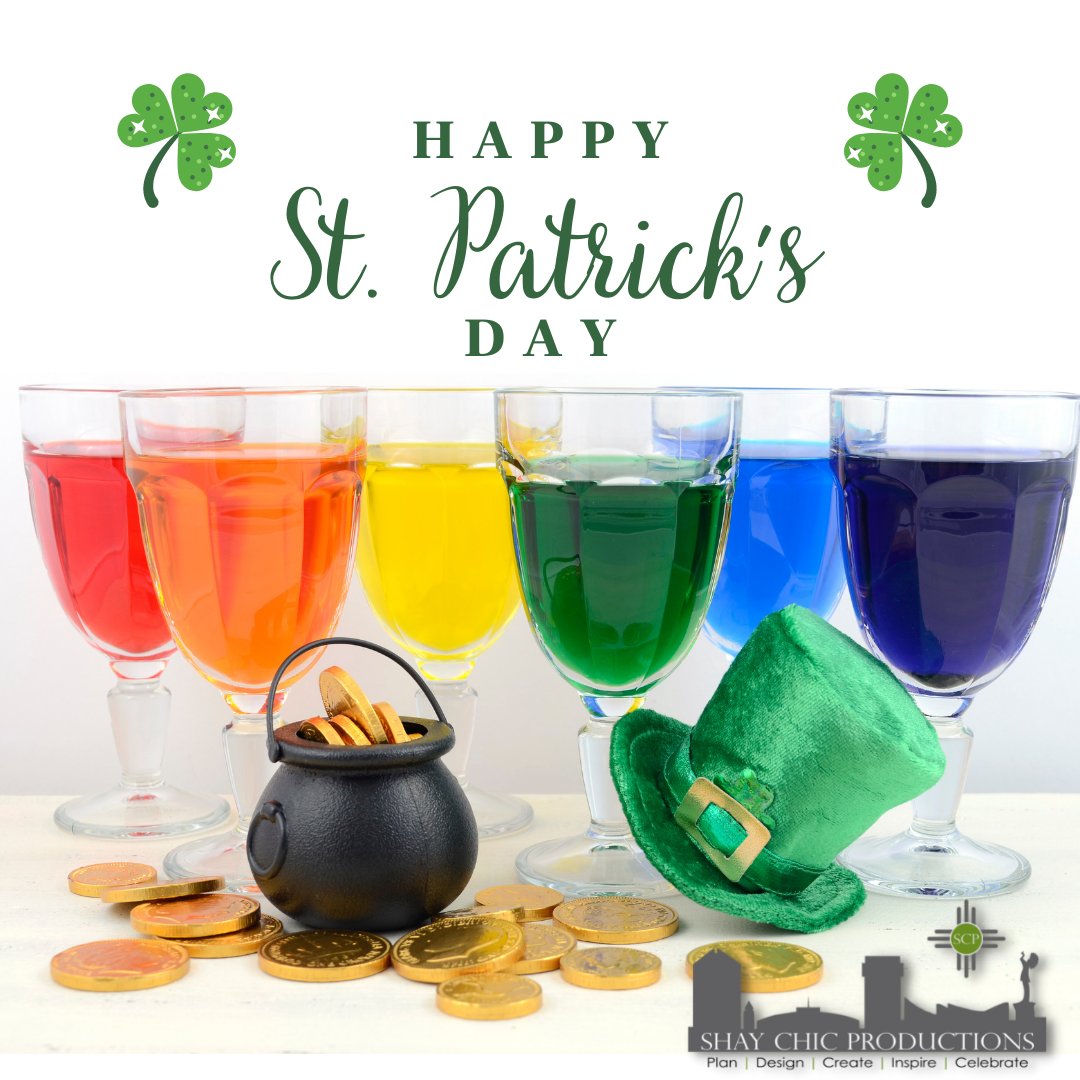 ShayChicCrew's tweet photo. Happy St. Patrick's Day! 

May you have the hindsight to know where you’ve been, the foresight to know where you are going, and the insight to know when you have gone too far.

#Plan #Design #Create #Inspire #Celebrate #WichitaEvents https://t.co/iykN25SuF4