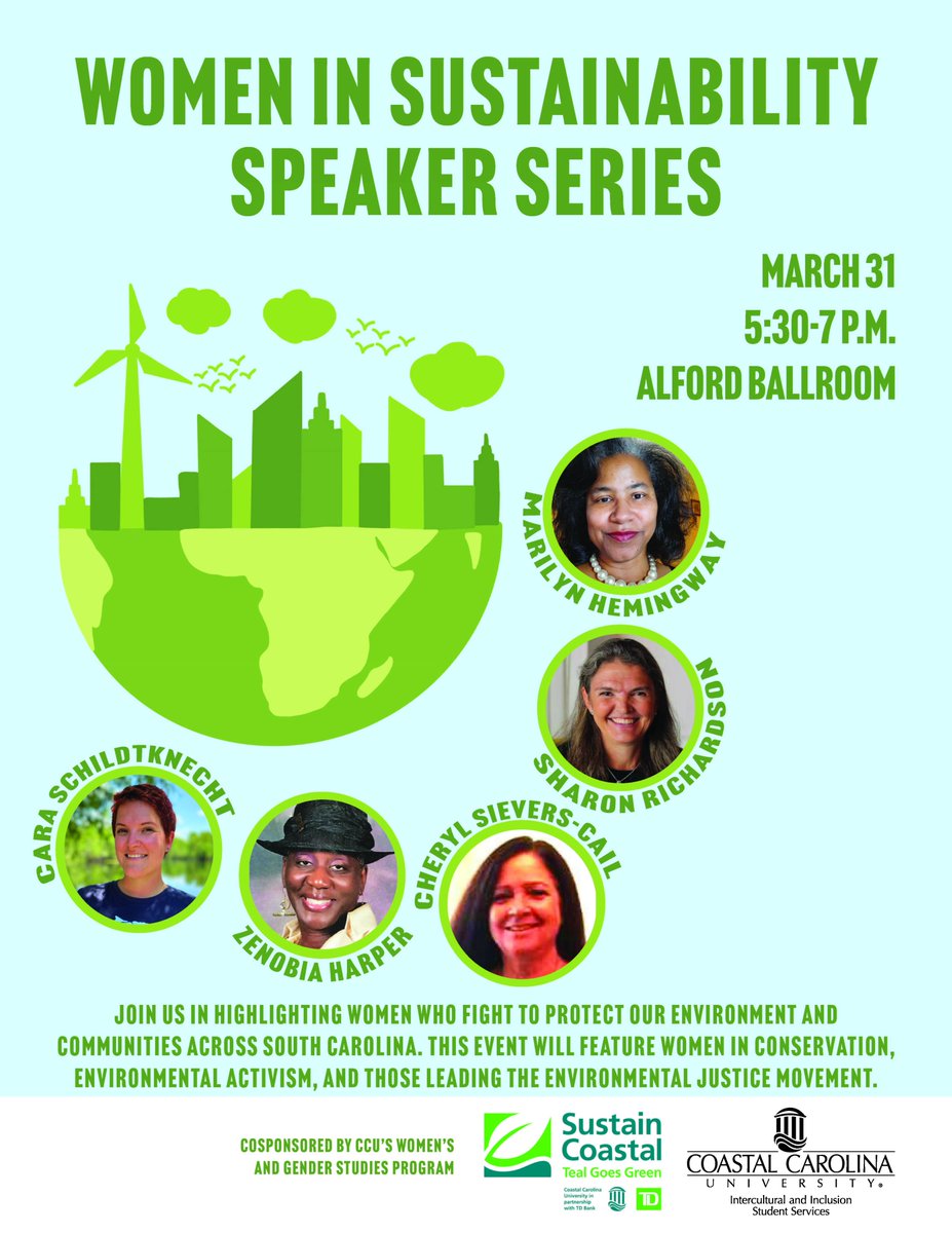Happening on March 31st at Coastal Carolina University <a href="/CCUChanticleers/">Coastal Carolina University</a> #GullahGeechee #WomensHistoryMonth