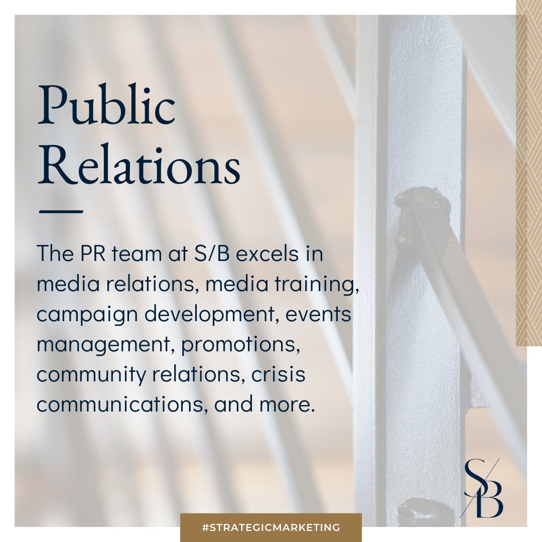 Stephan_Brady's tweet photo. As a full service marketing agency, public relations is a key element in the larger marketing puzzle. Our team works to strategically deliver results for our clients effectively and efficiently. PR is an integral tool to move business forward.

#PublicRelations #StrategicServices https://t.co/d50zp3pucB