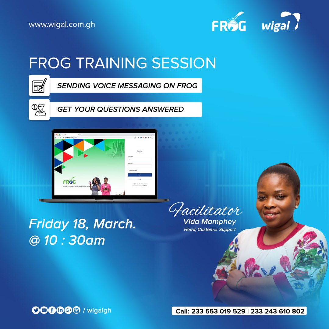meet.google.com/cxq-zvsp-rtu

To join our training 👆🏼👆🏼👆🏼👆🏼👆🏼👆🏼

#sms #frog #bulksms #wigal #training #bhfyp