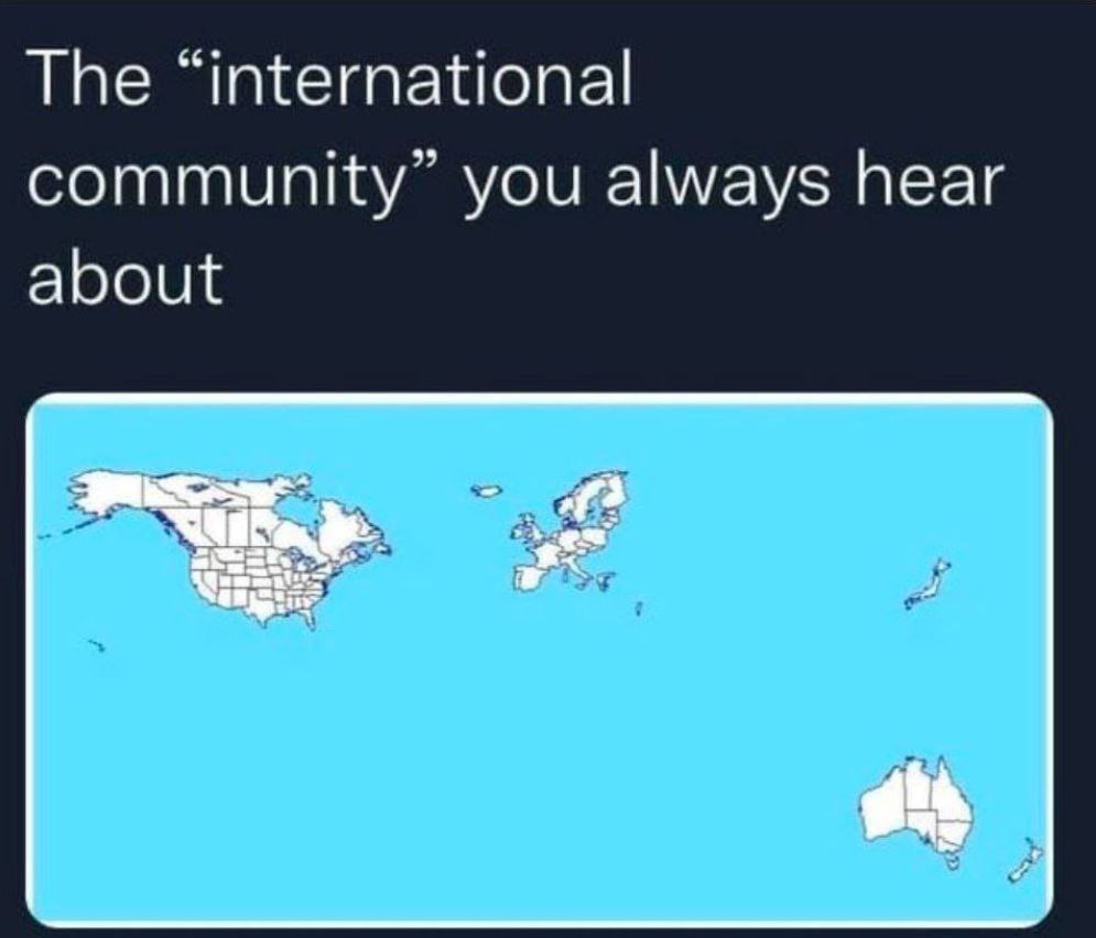despotica's tweet photo. La «communauté internationale unanime» dont on vous rebat les oreilles, c'est… ça! https://t.co/kIsIkU9Jsu