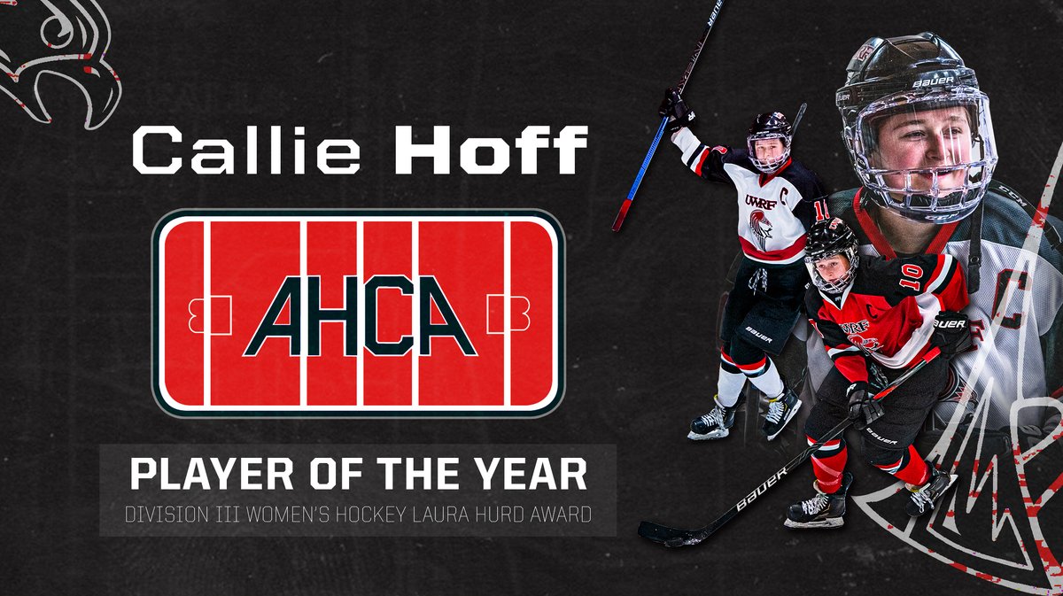 Quite the honor to cap off an outstanding career, Congrats Callie! #FFT

𝗟𝗮𝘂𝗿𝗮 𝗛𝘂𝗿𝗱 𝗣𝗹𝗮𝘆𝗲𝗿 𝗼𝗳 𝘁𝗵𝗲 𝗬𝗲𝗮𝗿!

🟥 '22 DIII leading scorer
🟥 UWRF all-time leading scorer
🟥 2x WIAC Player of the Year

🗞️ » bit.ly/3u0LbkO