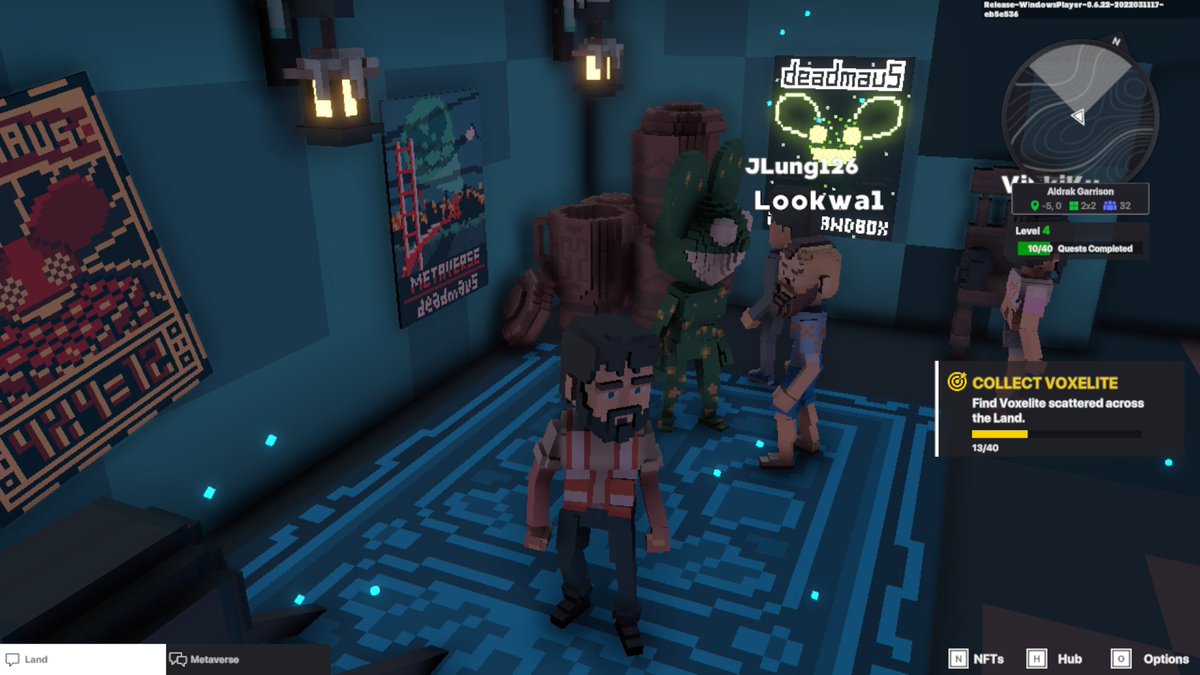 C8Pao's tweet photo. @TheSandboxGame @deadmau5 Deadmau5 is hangin’ around

I just participated in the daily #SandboxAlphaS2Contest for a chance to earn up to 1,000 $SAND! Starting March 17 - Selfie with Deadmau5. Check out my screenshot below!
👇 #SandboxAlphaS2 https://t.co/pnK6knhgz5