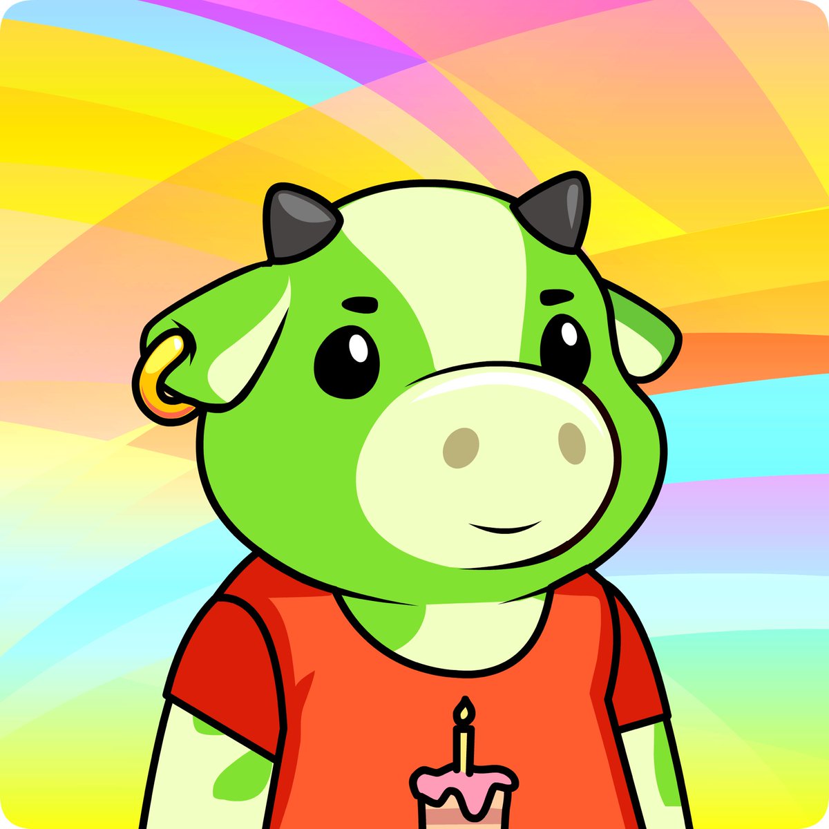 <a href="/HolyCowsNFT/">Holy Cows</a> Can’t catch me on St. Paddy’s without green ☘️😍