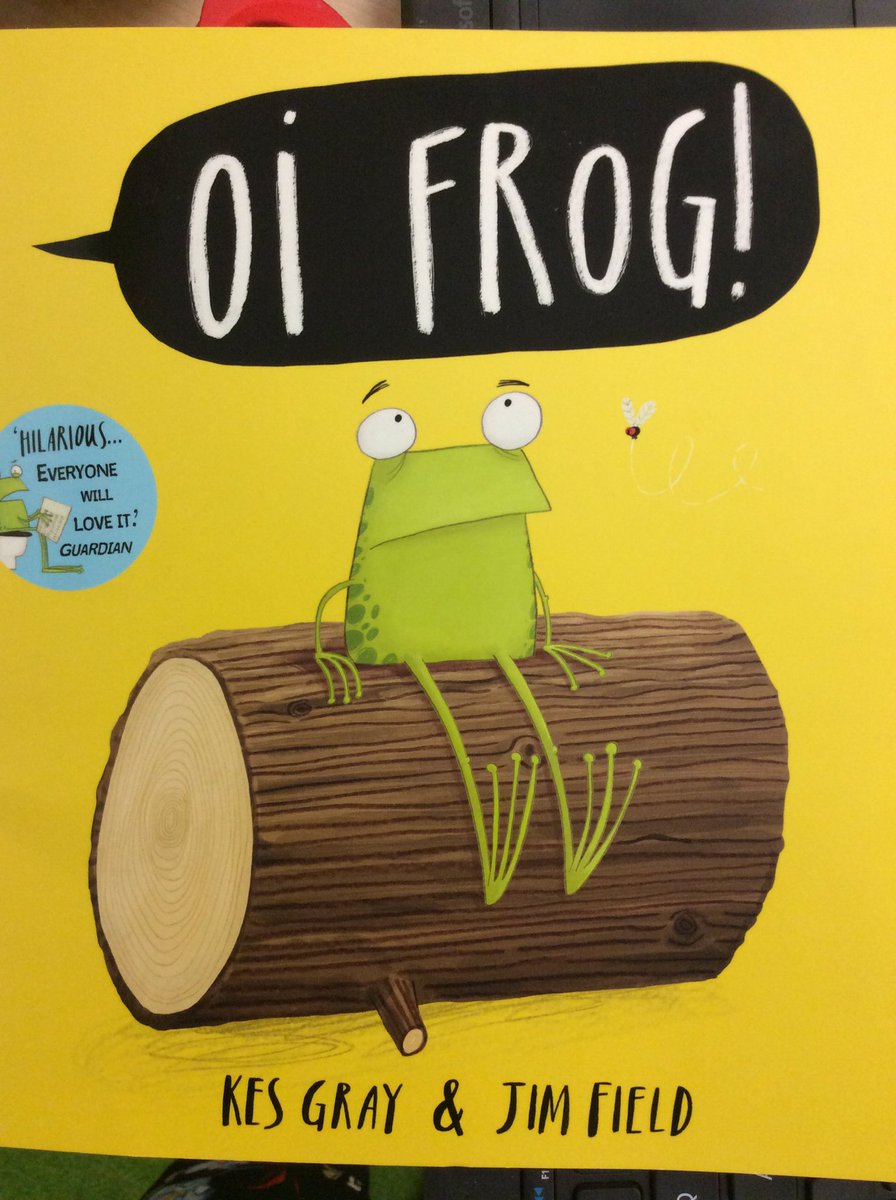 We had a lovely story with our headteacher Mrs Lawton today and we all love our #talk4reading book this week ‘Oi Frog by @_JimField and @kesgray @oifroglive @ainthorpeHM  @AinthorpeSchool @EYFSDRET1