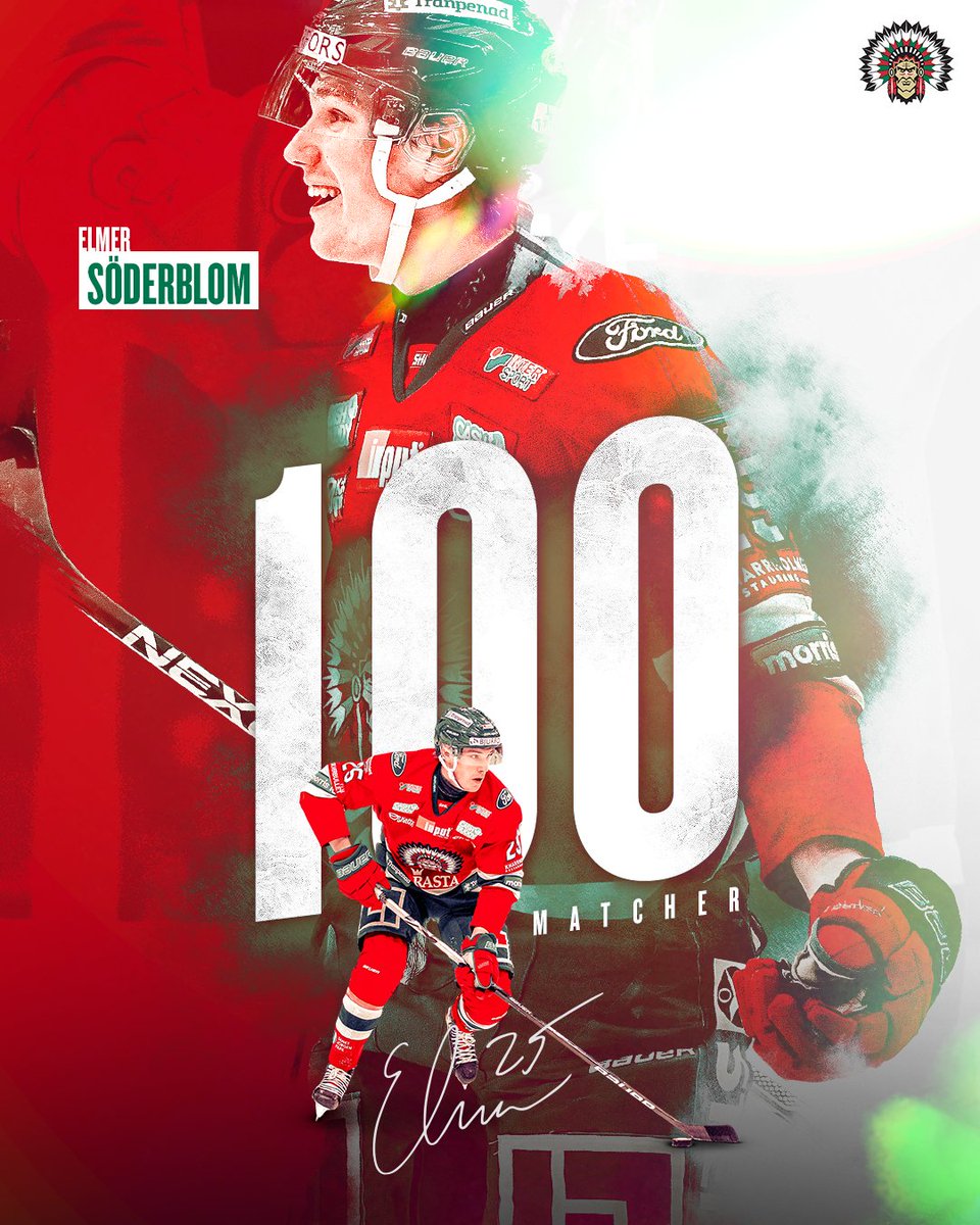 frolunda_hc's tweet image. Milstolpe nås i afton, då Elmer Söderblom gör sin 100:e match i Frölunda HC.