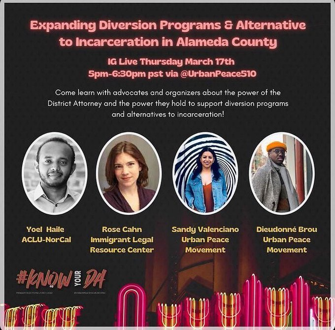 APTPaction's tweet photo. Learn more about #diversionprograms & #alternativestoincarceration policies and practices.
Join @urbanpeace IG live this Thursday, March 17th 5-6:30pm PT.
JOIN HERE👉 https://t.co/xz5HpSgACC https://t.co/nRRSAMSQap