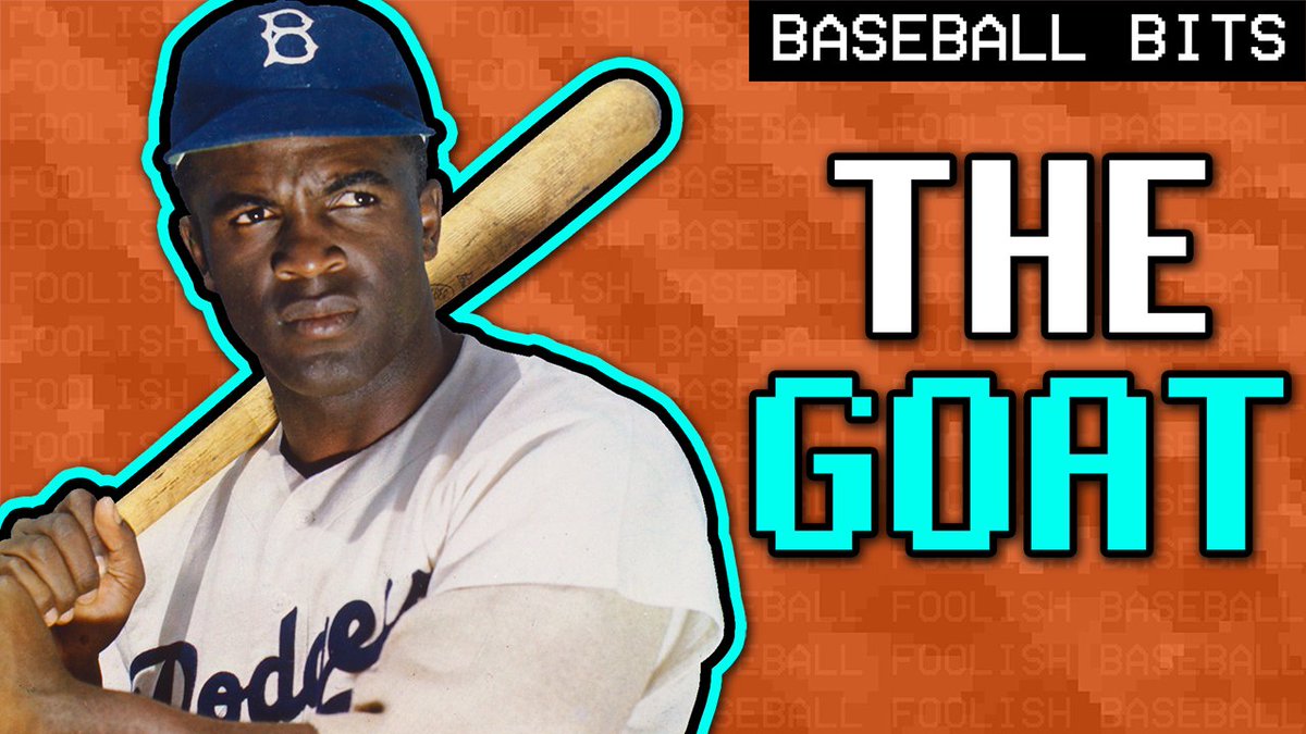 FoolishBB's tweet photo. Jackie Robinson Is Weirdly Underrated | Baseball Bits https://t.co/LRsTfLgXdI via @YouTube https://t.co/D8gDhp1T41