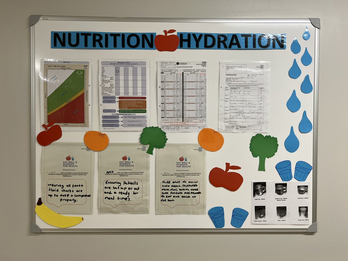 Lancaster Ward / FAU (@fau_lancaster) on Twitter photo Our new Nutrition & Hydration board for #EatWellHydrateForHealth. 🍎🍊🍌🥦 <a href="/Leanne_c_892/">Leanne Chamberlain</a> <a href="/GibbinsDonna/">Donna Gibbins</a> <a href="/ULHTFabFrailty/">ULHT Frailty Team</a> <a href="/ULHTMedicine/">ULHT Team Medicine</a> Our new Nutrition & Hydration board for #EatWellHydrateForHealth. 🍎🍊🍌🥦 <a href="/Leanne_c_892/">Leanne Chamberlain</a> <a href="/GibbinsDonna/">Donna Gibbins</a> <a href="/ULHTFabFrailty/">ULHT Frailty Team</a> <a href="/ULHTMedicine/">ULHT Team Medicine</a>