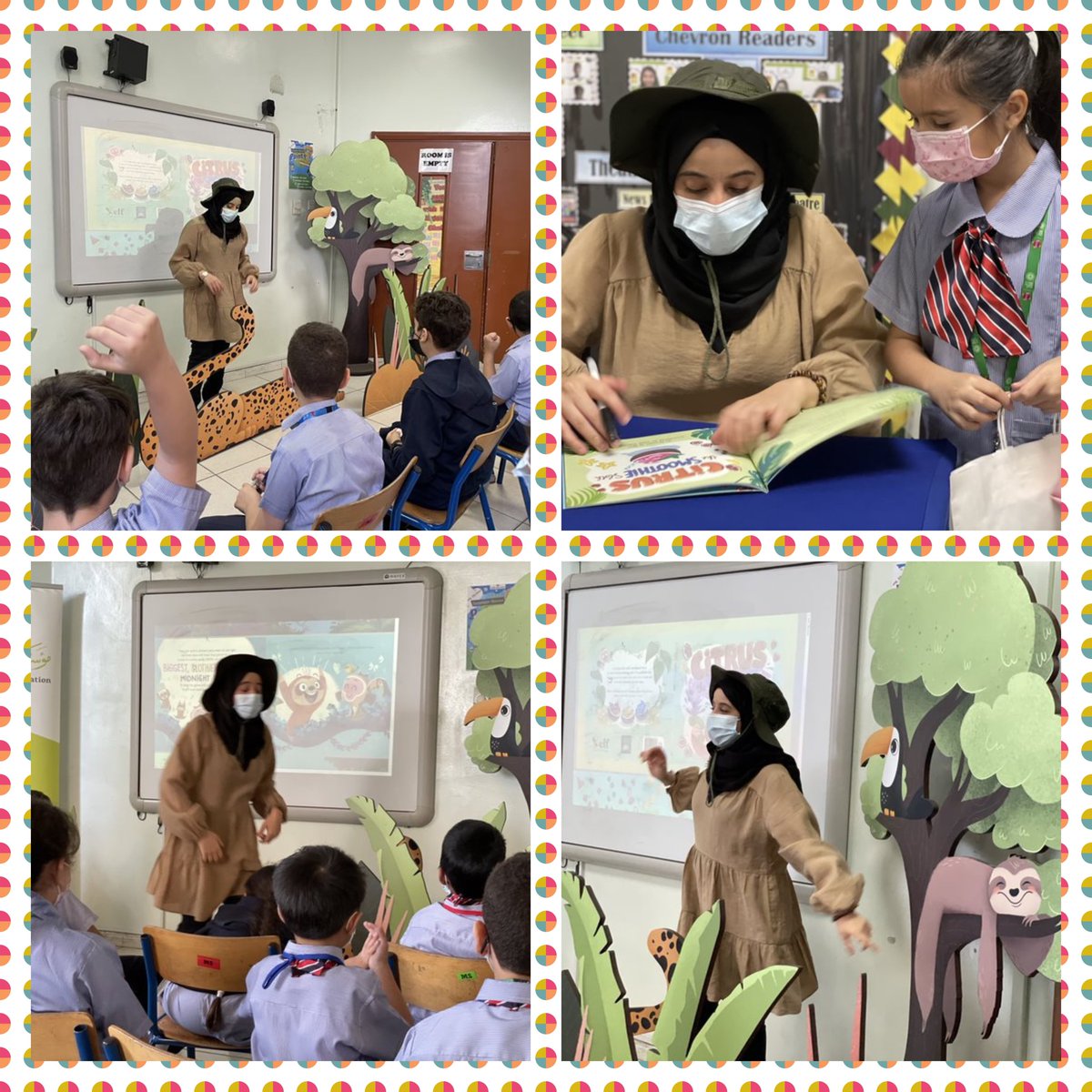 “WHAT A MAGICAL FEELING!” on a magical morning for Year 3 students with Ebtisam Al-Beiti, author of Citrus the Smoothie Sloth.  <a href="/elfdubai/">ELFDubai</a>_edu @elfdubai <a href="/EmiratesLitFest/">EmiratesLitFest</a> #PristinePrimary