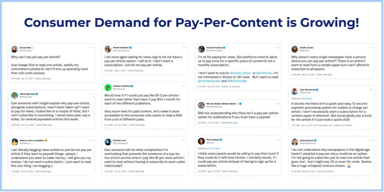 Despite the belief that a pay-per-article model would not pay off, consumers are increasingly demanding access to this kind of payment model. ow.ly/ezS050IlmvG <a href="/dushyantkhare/">dushyantkhare</a> <a href="/fewcents/">Fewcents</a>