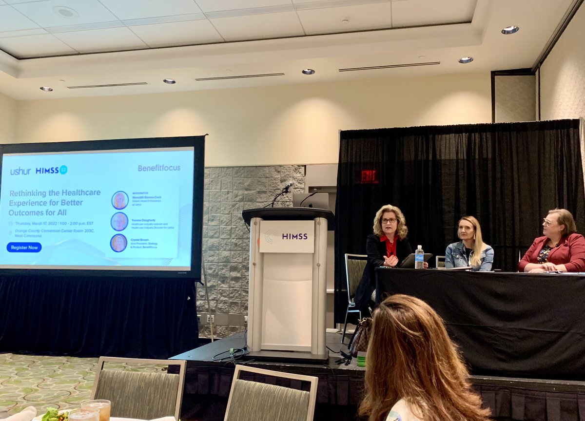 On adaptability in #healthcare, “You don’t have to be perfect to get started but you have to get started to be perfect. So get started” - Attendee at #HIMSS22 Lunch &amp; Learn with @ushur  &amp; <a href="/Benefitfocus/">Benefitfocus</a>