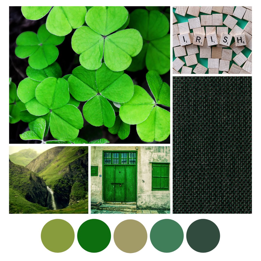 #happystpatricksday🍀

Featured Fabric: Natté™ in Charcoal | Forest