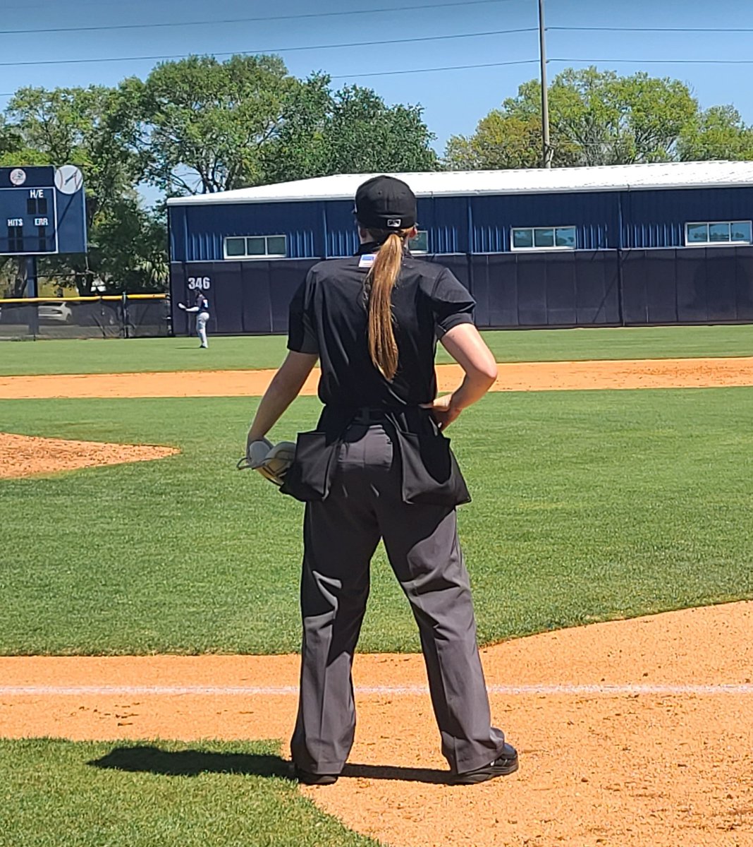 Kelsie_Heneghan's tweet photo. Female umpire and female manager (Balkovec).

Rough day for the "women don't belong on the field" crowd. https://t.co/D8HJ1Zzxut