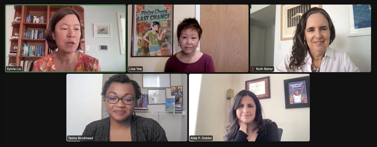 We are LIVE NOW with middle-grade novelists <a href="/ruthbehar/">Ruth Behar</a> <a href="/artsylliu/">Sylvia Liu</a> @LisaYee1 &amp; Alda P. Dobbs, discussing animal farts, family histories, mysterious secrets, and more, with <a href="/dynwarlibrarian/">Tasha Birckhead</a> at #VaBookFest! Join us at Facebook.com/VaBookFest