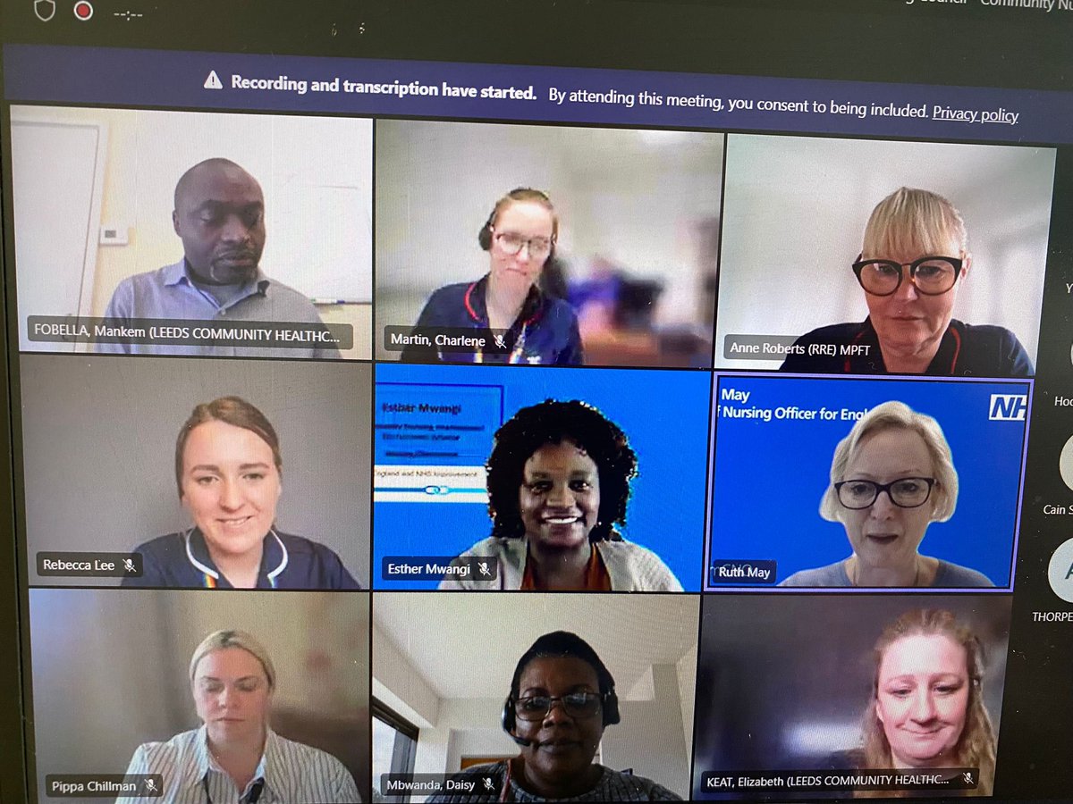 PippaJChillman's tweet photo. I’m so proud to have been given the opportunity discuss my improvement to @CNOEngland &amp; everyone else at the #communitynursing national council meeting. Thank you to @Doopsdaisy, @AnneLR66 @Becca_Lou_Lee (also @NottsHealthcare) for also sharing your amazing work! https://t.co/BydW9cPrso