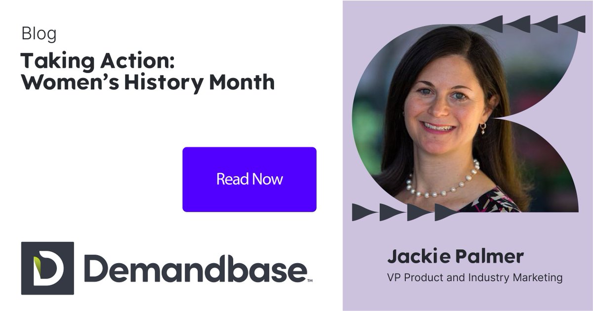 Demandbase's tweet photo. It's #WomensHistoryMonth! 👩🏾 👩🏿 👩🏻 👩🏽 👩🏼

Women accomplish incredible things and it's important to celebrate them every day.

Find out how can join the fight for gender equality in our latest #DBBlog on #DBCentral.

✊ Take action and read it here: https://t.co/QUkX3orDLO https://t.co/lpkFtFqDTx
