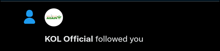 <a href="/Kol_nigeria/">KOL Official</a> official account just followed back after a month. Let's give our support.✊🏼 #OneOfOurOwn #OneOfus #KOL2023