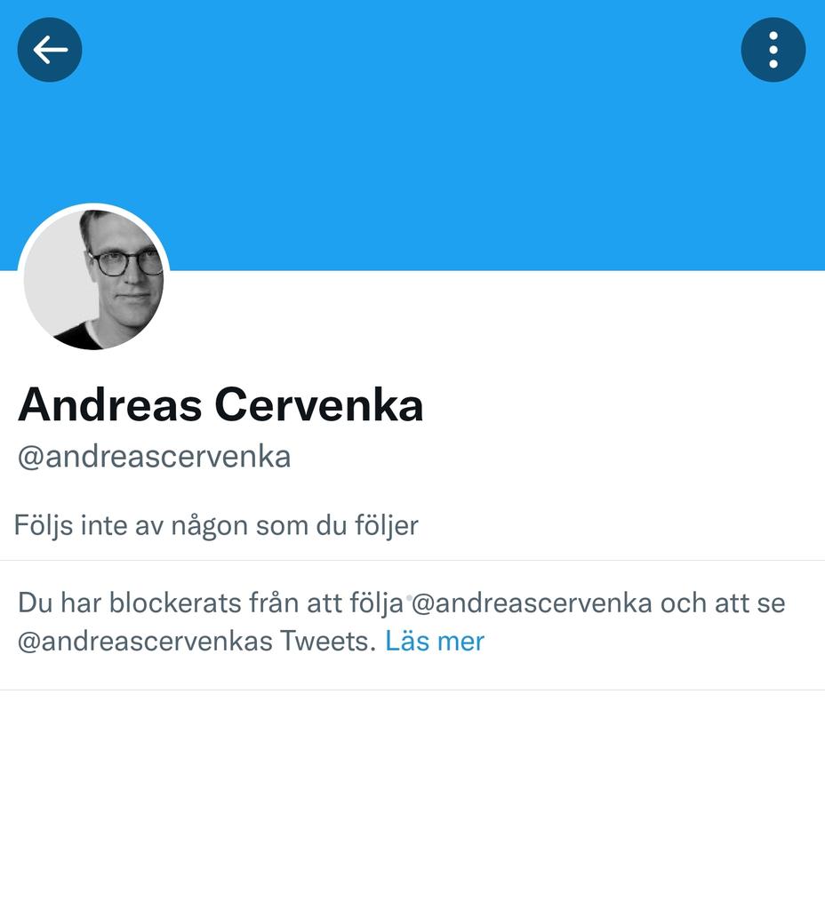 Märklig känsla att få blocken av nån man aldrig interagerat med 🤷😂