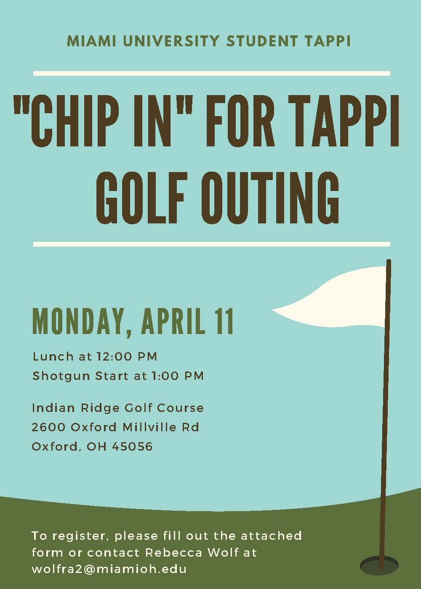 PSEFoundation's tweet photo. Tomorrow is the final day to order a PSEF polo shirt from Miami's Student TAPPI. Also, the golf outing on Monday, April 11 is still looking for golfers.  Please consider signing up a team or as an individual.  TAPPI is also looking for golf sponsors!  https://t.co/xaaGsaDXT6 https://t.co/snPaPOVCRn