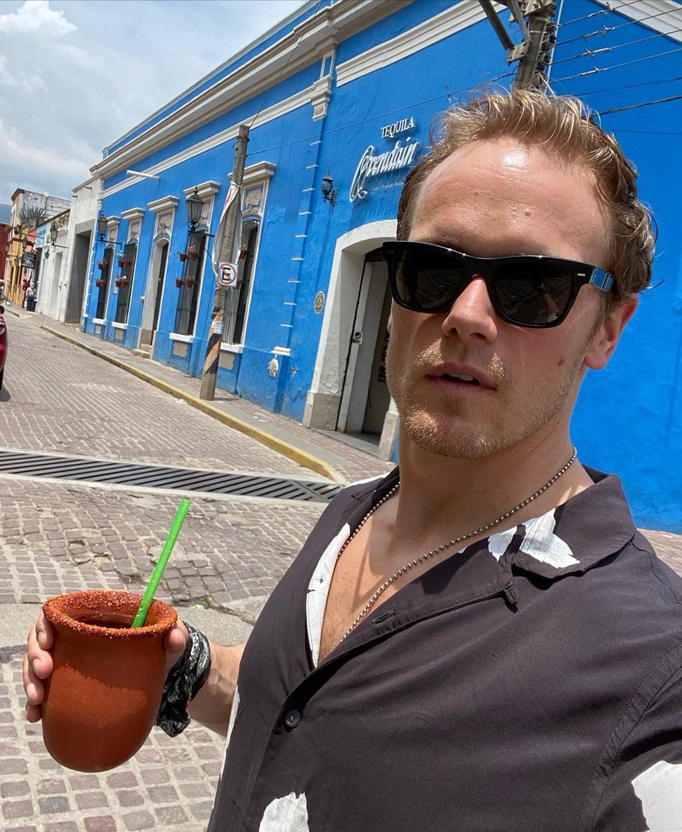 #News 📸 #SamHeughan for #SaintPatricksDay in Instagram