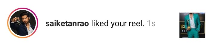 MagicalPani's tweet photo. Am I dreaming or whattt 😭😭Saishi liked my reel for the first time
I m shivering...thank u so much😭😭😭 https://t.co/goFUp5Fsao