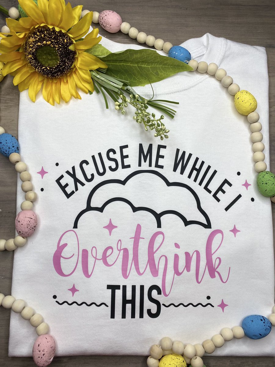 pretty_toot's tweet photo. Let’s jump right into spring🐰💐purchase your overthink shirt and crewneck today on our website $4.00 shipping and free pickup for locals are available at checkout! Happy Shopping💓 https://t.co/s5zgDp27nO https://t.co/GsxszIY1Sr