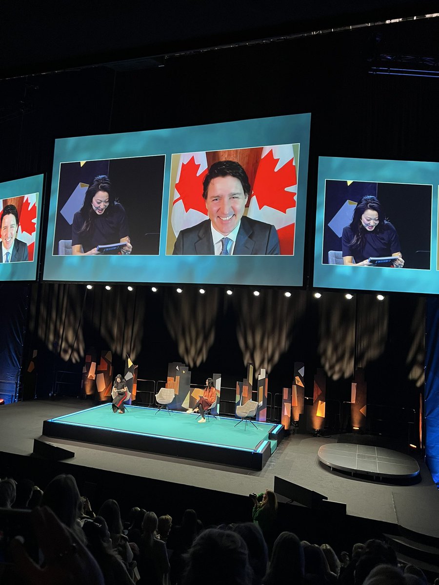 Thanks for sharing your inspirational message and your actions on #genderequality today <a href="/JustinTrudeau/">Justin Trudeau</a> ⭐️ 

#GlobalGoals #goal5 #SheConference