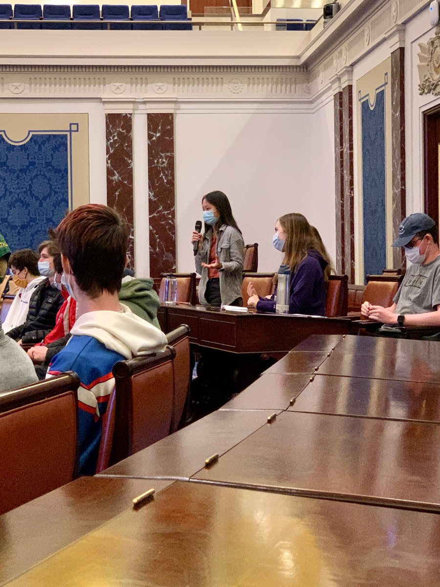 rswansonhingham's tweet photo. Students in Ms. O'Connor's government classes will not soon forget today's visit to @EMKInstitute. Among the many take-aways: Democracy is not a spectator sport! https://t.co/UctmkJyYFs