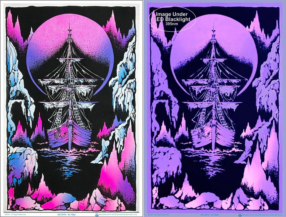 A Classic Flocked Blacklight Poster is back for a new generation!

Ice Ship Flocked Blacklight Poster - 23" x 35"

Order Today: scorpioposters.com/ice-ship-flock…

#blacklightposter #scorpioposters #blacklightart #iceship #pirateship